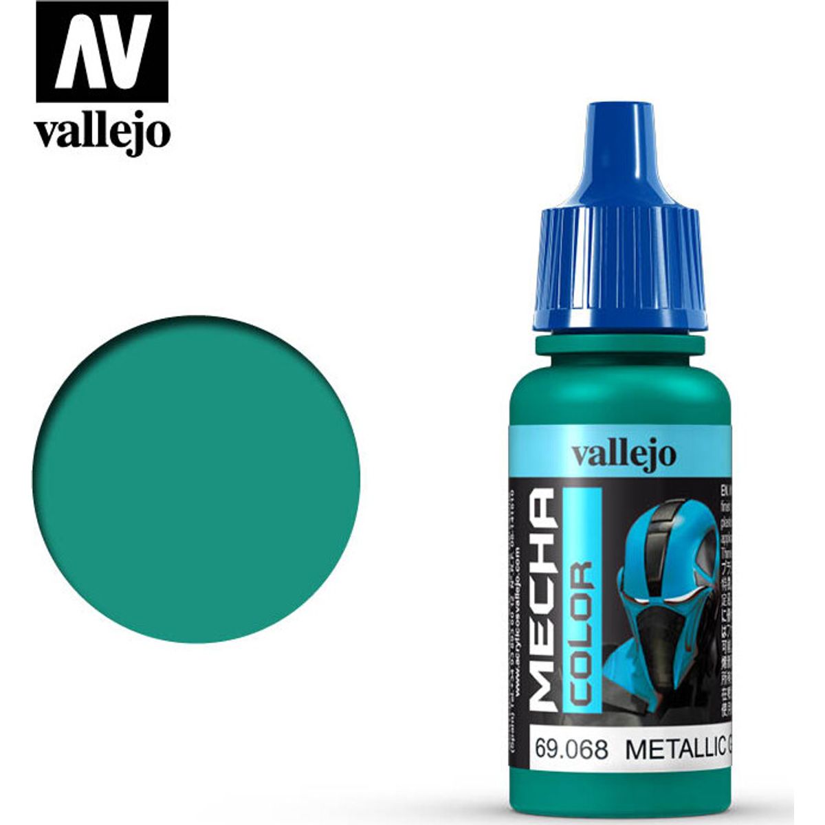 Vallejo - Mecha Color - Metallic Green - 17 Ml - 69068