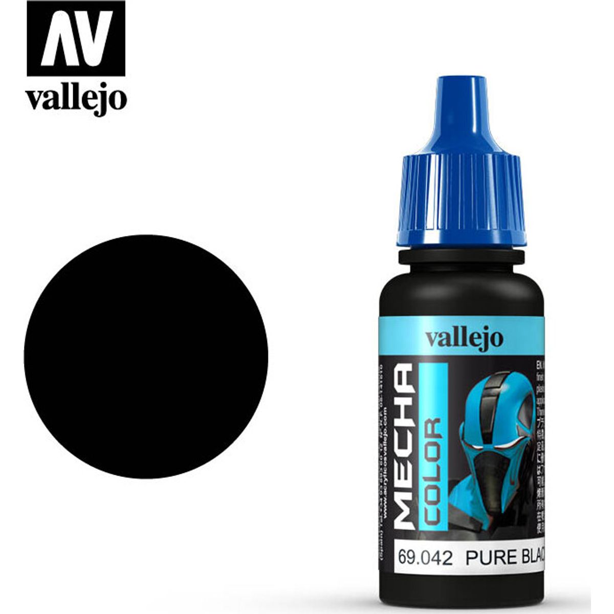 Vallejo - Mecha Color - Pure Black - 17 Ml - 69042