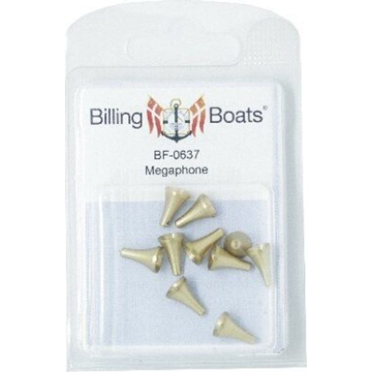 Billing Boats Fittings - Megafon - 12 Mm - 10 Stk