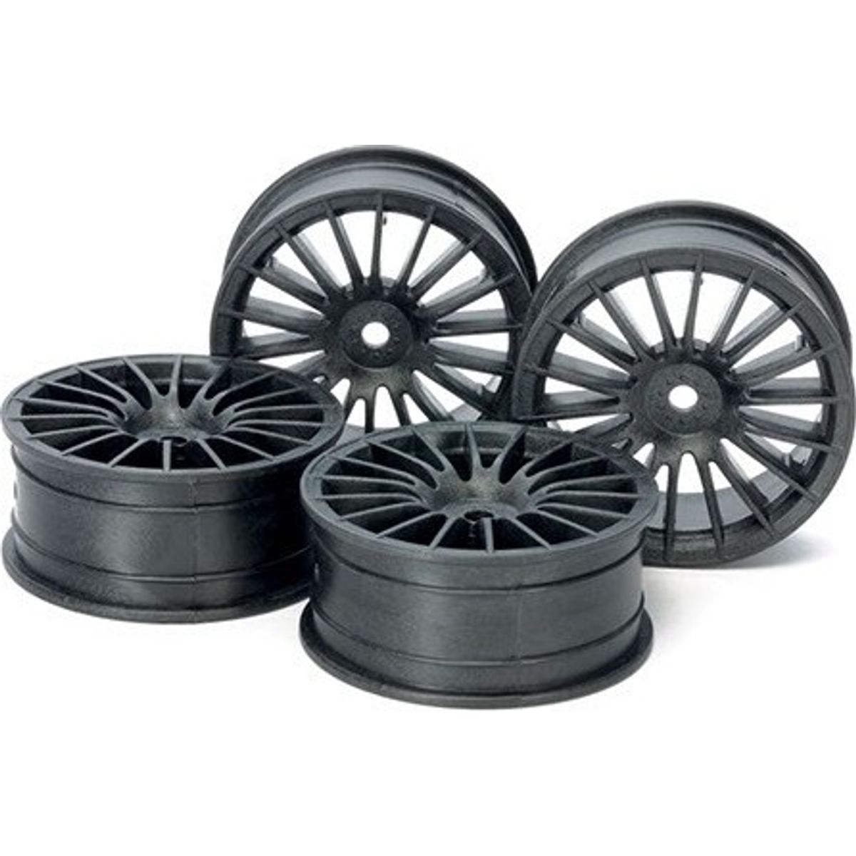 Medium-narrow 18 Spoke Wheel 24mm Hard *4 - 54738 - Tamiya