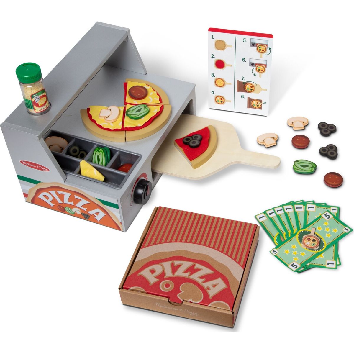 Melissa & Doug - Pizzaria Legetøj I Træ