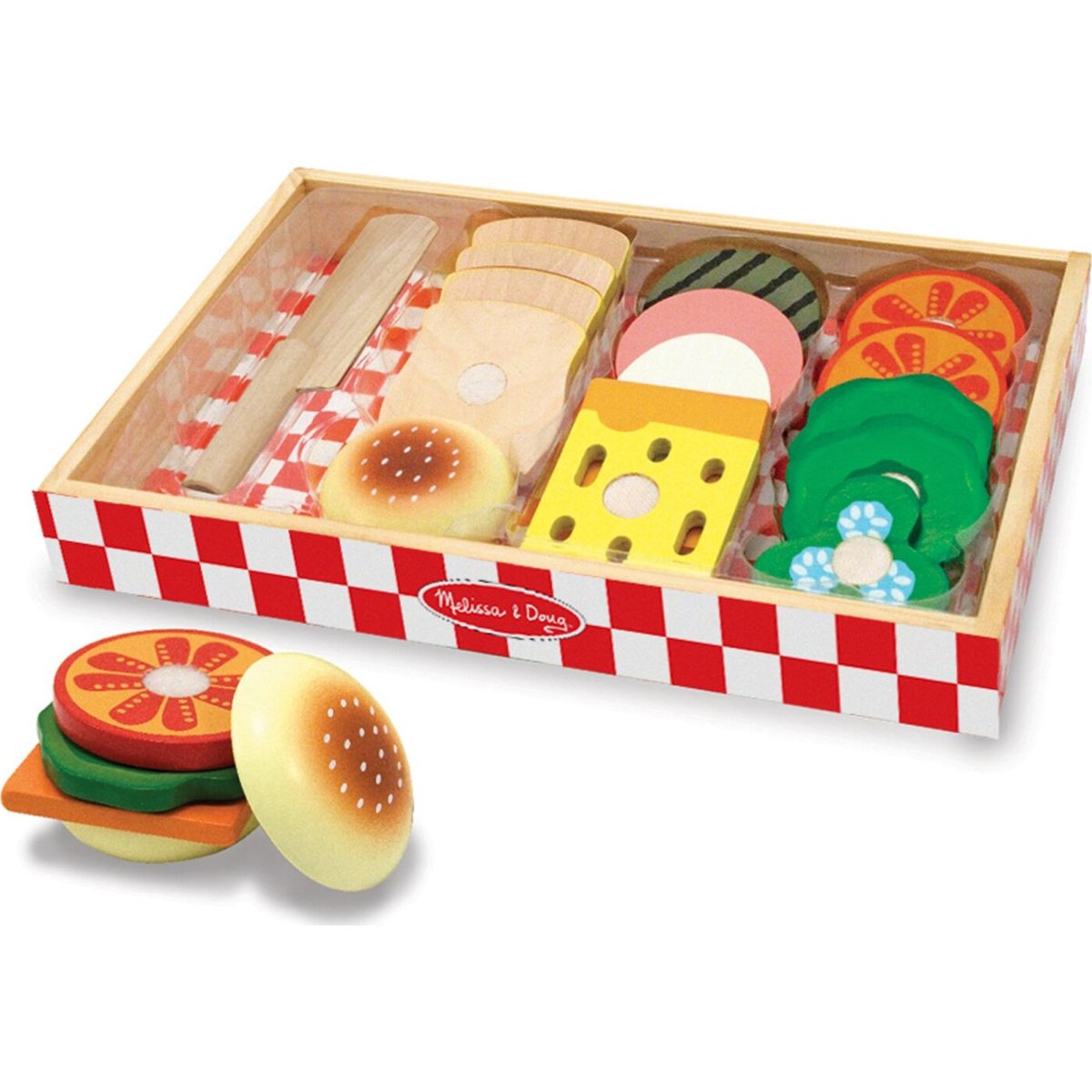 Melissa And Doug - Sandwich Legemad Sæt I Bakke