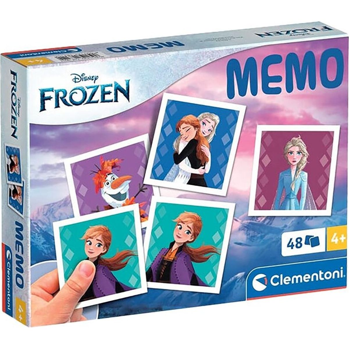 Clementoni Memo Pocket - Disney Frost Vendespil - 48 Kort