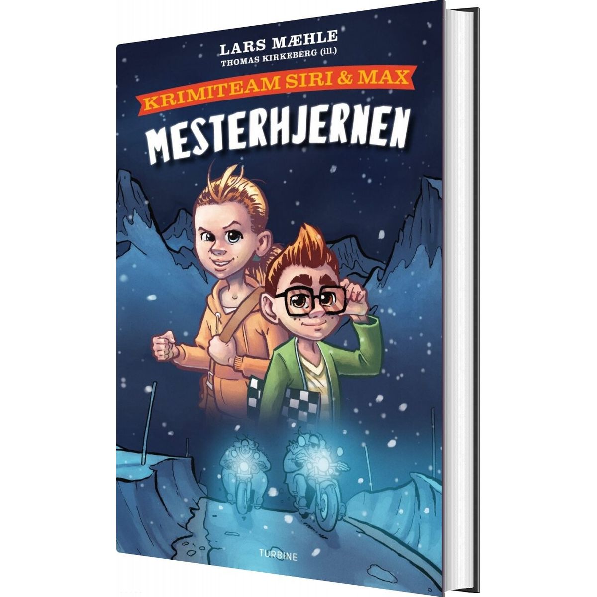 Mesterhjernen - Krimiteam Siri & Max - Lars Mæhle - Bog