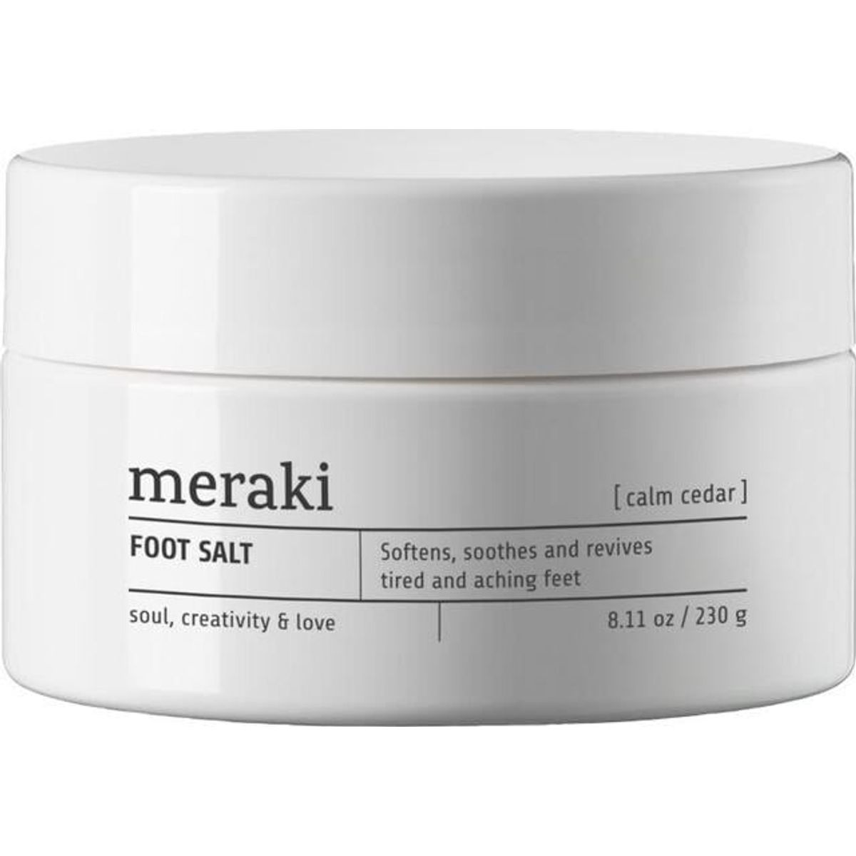 Meraki - Fodbadesalt - Calm Cedar