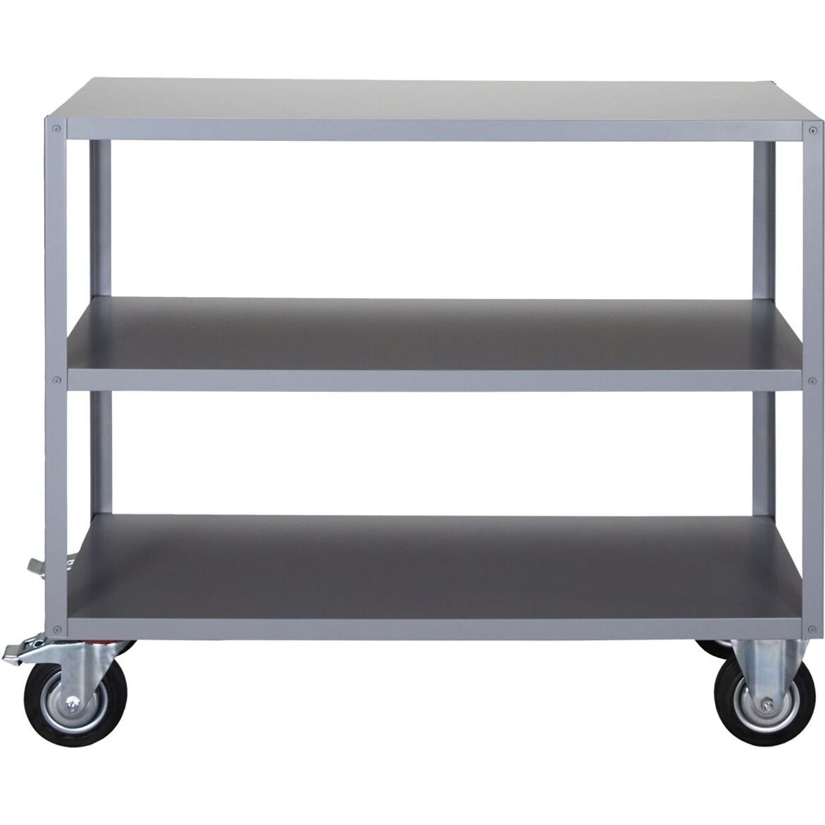 Meraki - Reol Med Hjul - Trolley - Grå - 101x45x120 Cm