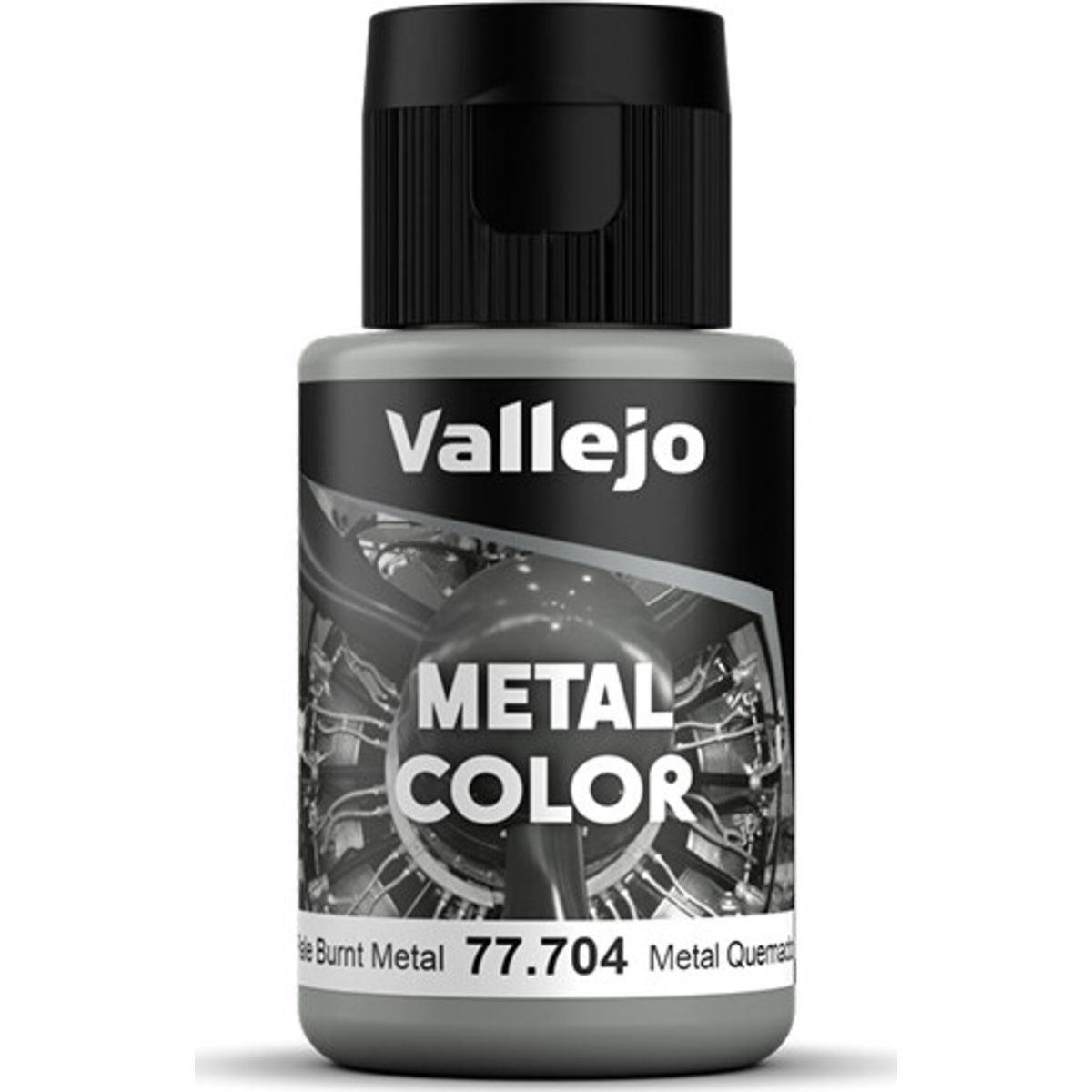 Vallejo - Metal Color Airbrush Maling - Pale Burnt Metal 32 Ml