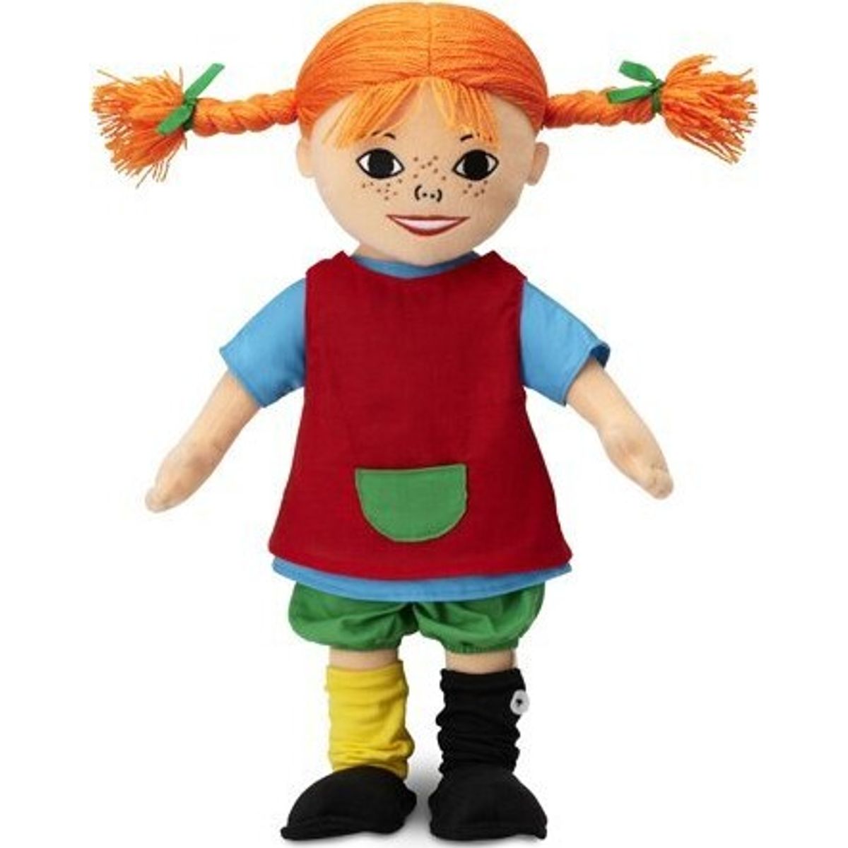 Pippi Langstrømpe Dukke - 40 Cm