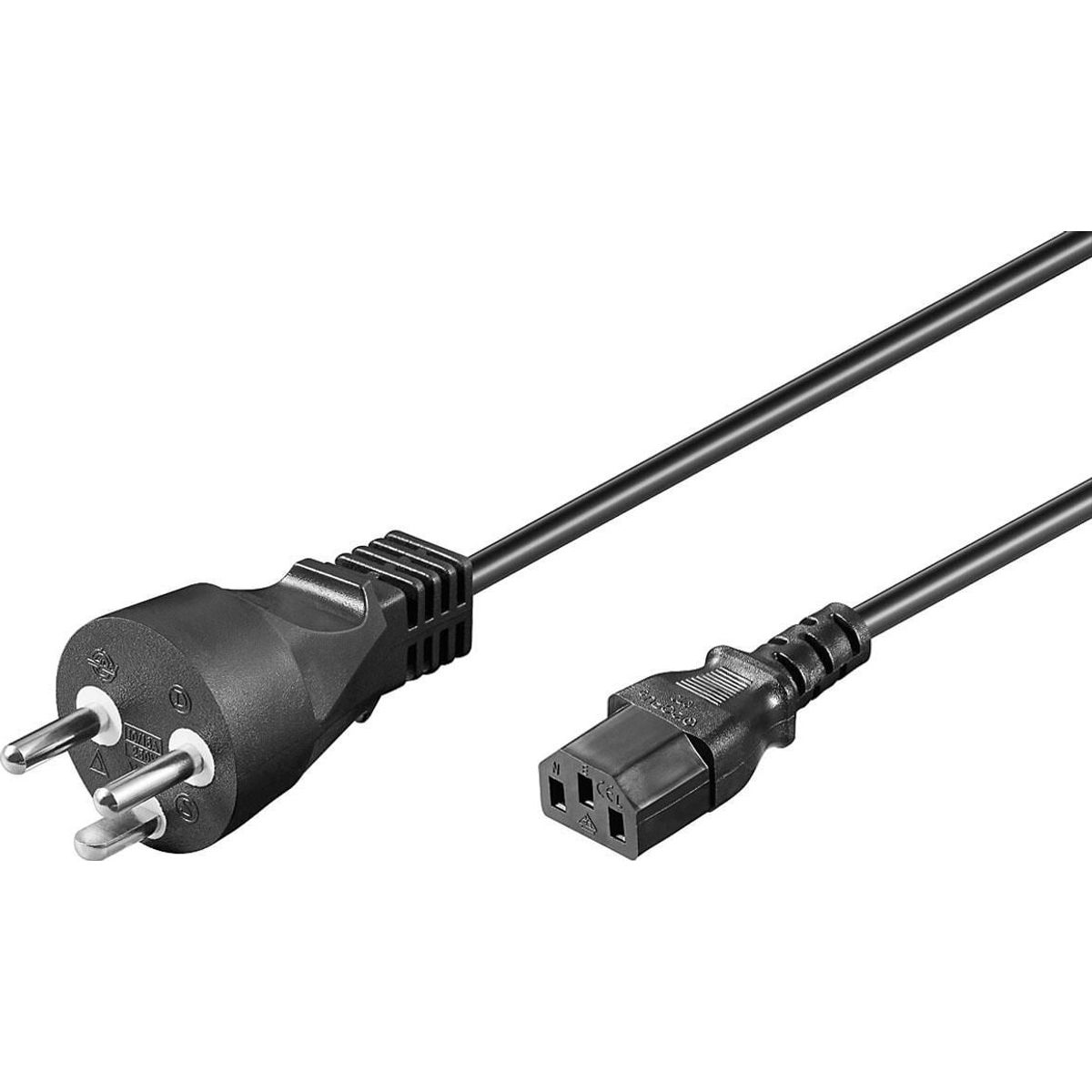 Microconnect - Power Cord Denmark Type K - C13, 3m