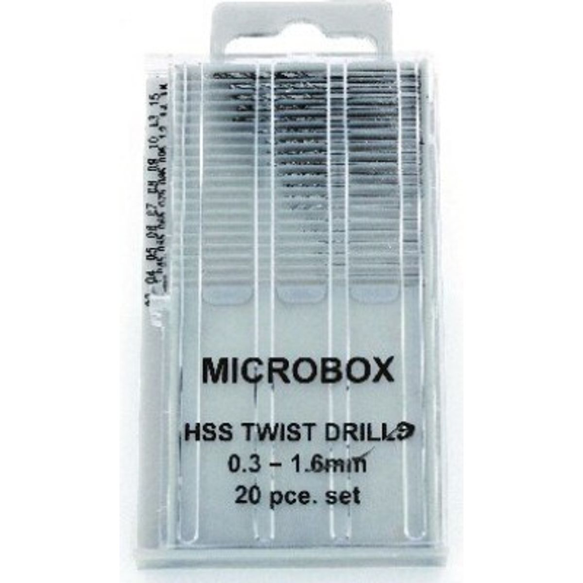 Microbox - Borsæt - 0,3-1,6 Mm - 20 Stk