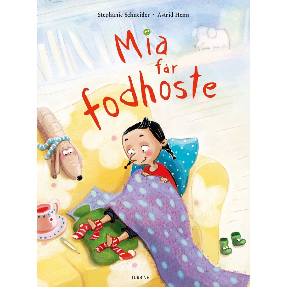 Mia Får Fodhoste - Stephanie Schneider - Bog