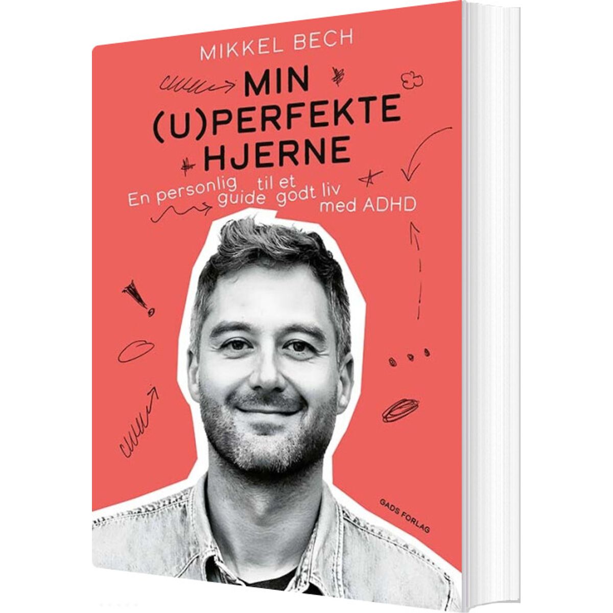 Min Uperfekte Hjerne - Mikkel Bech - Bog