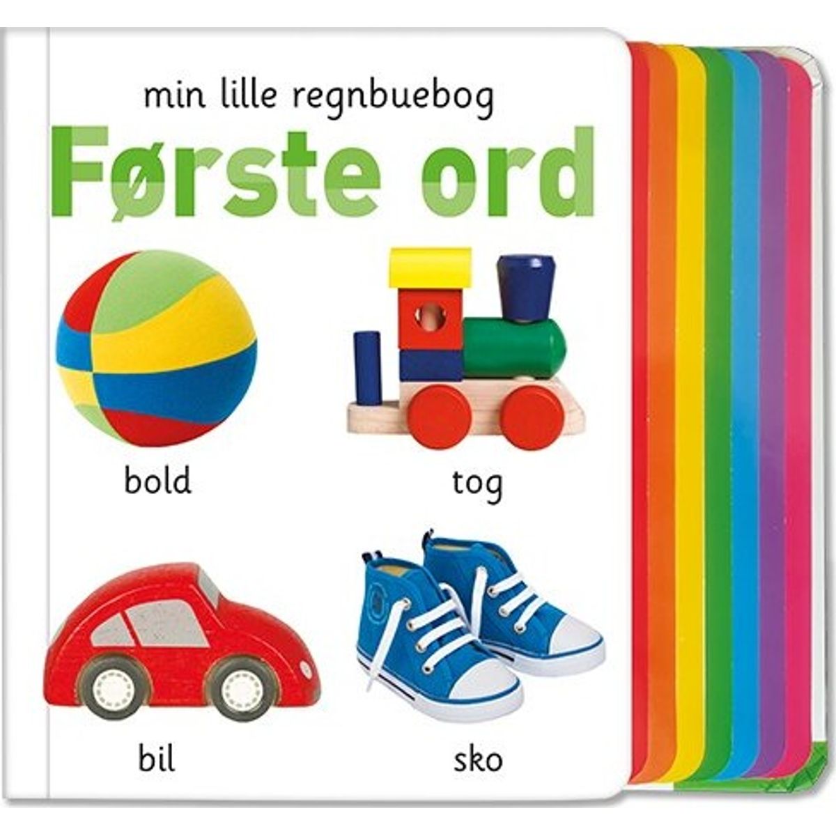 Min Lille Regnbuebog - Første Ord - Bog