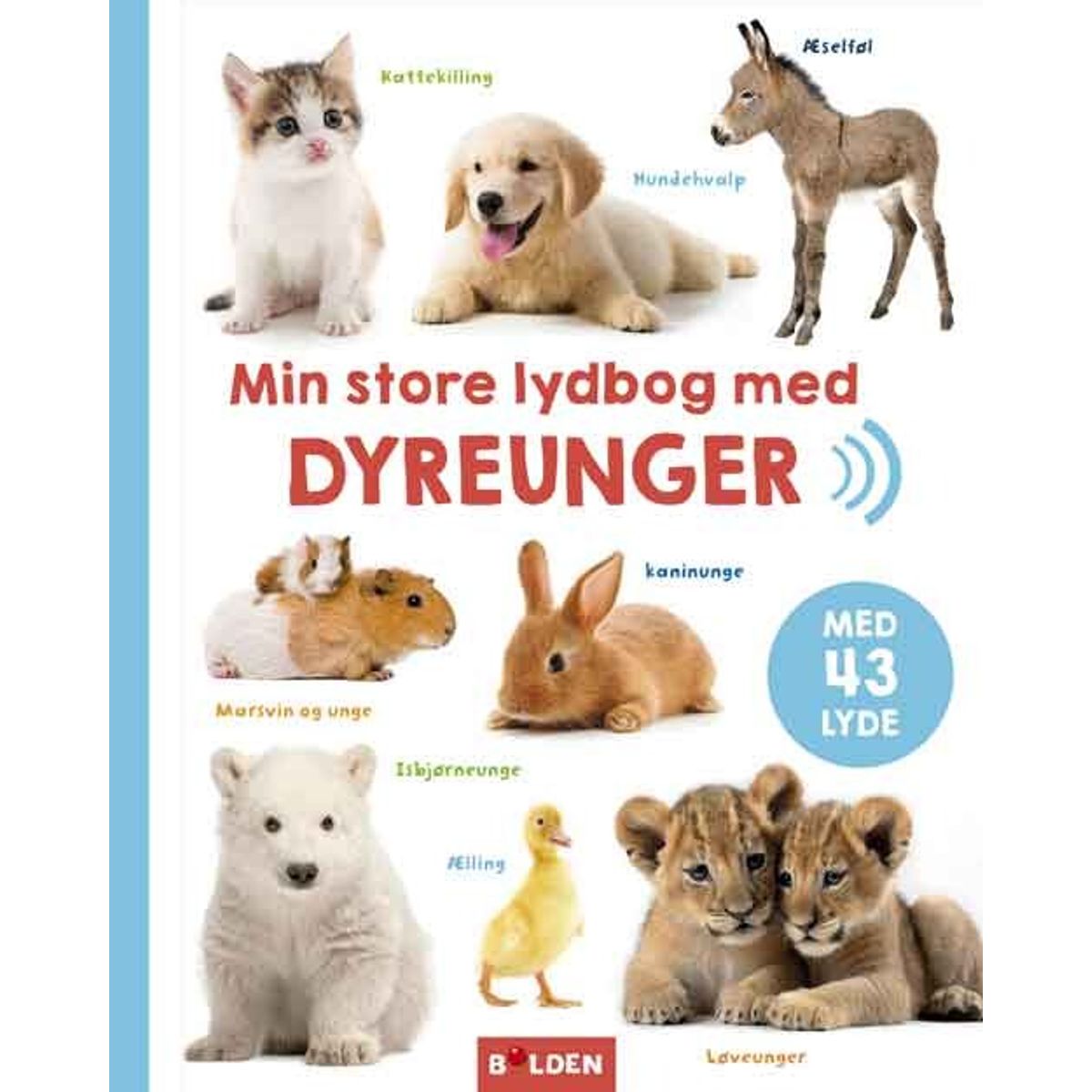 Min Store Lydbog Med Dyreunger - Bog