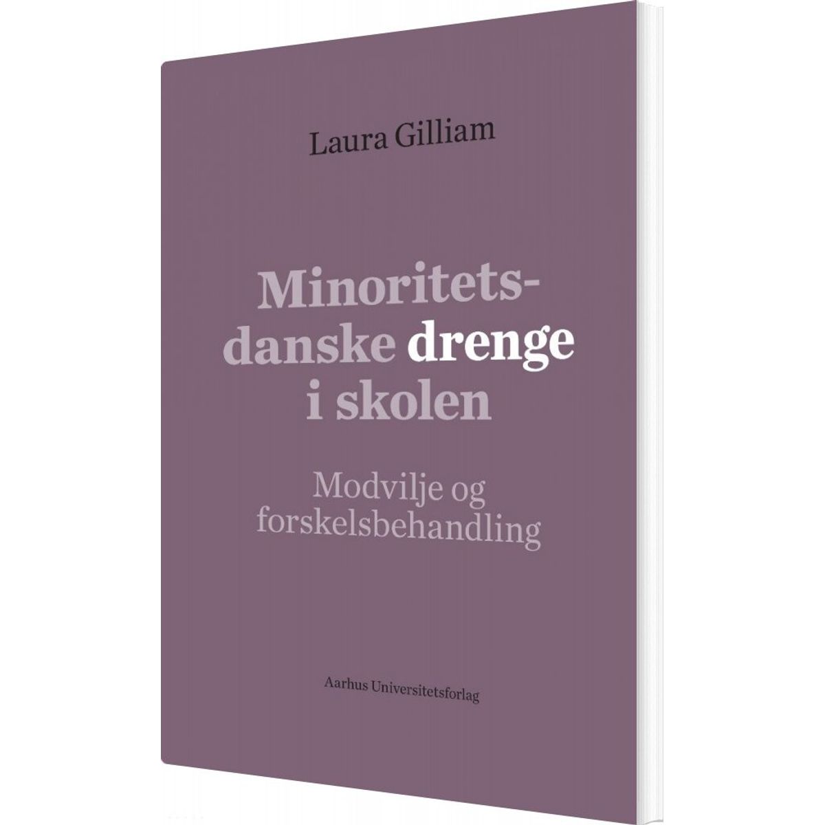 Minoritetsdanske Drenge I Skolen - Laura Gilliam - Bog