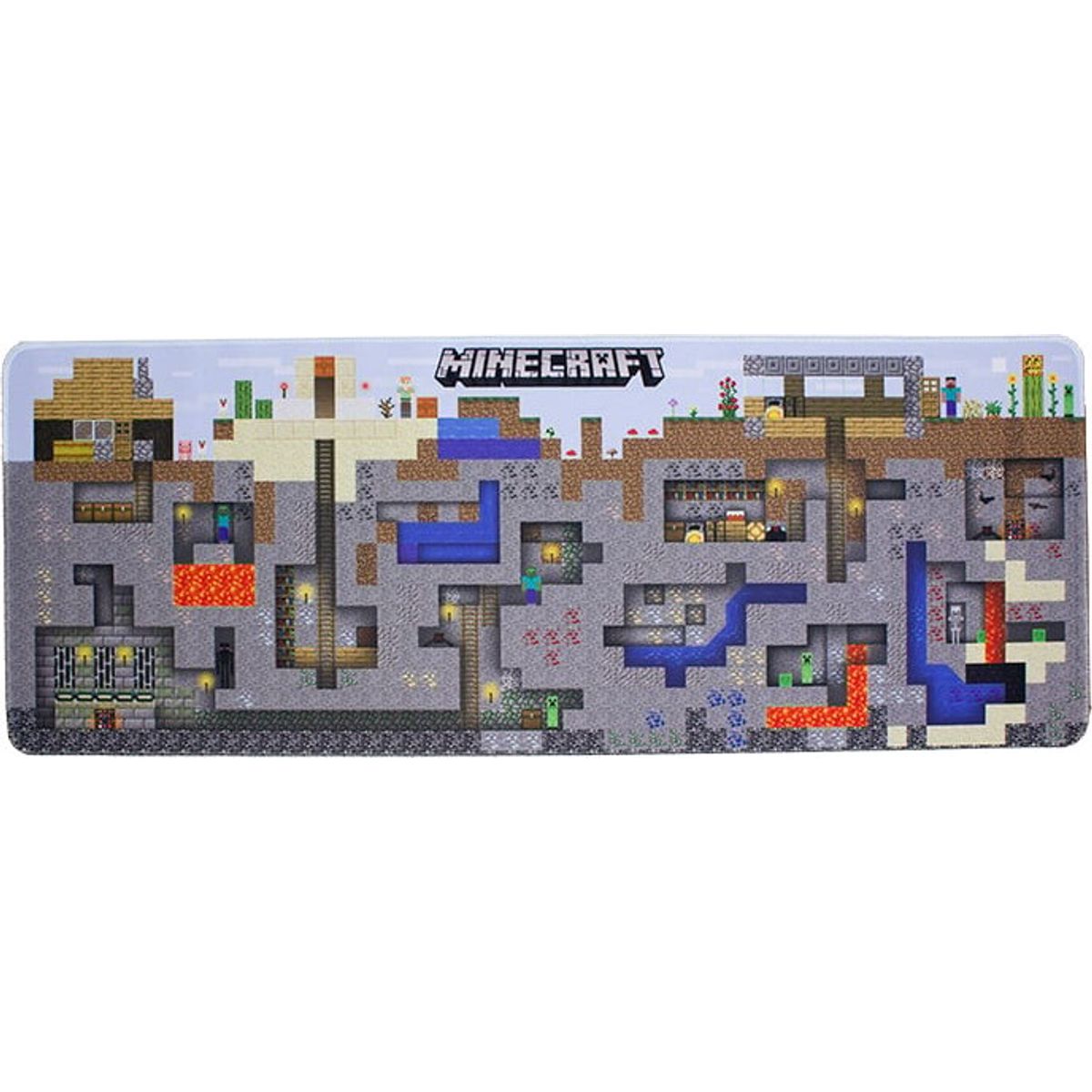 Minecraft - Desk Mat - Skrivebordsmåtte - Paladone - 30 X 80 Cm