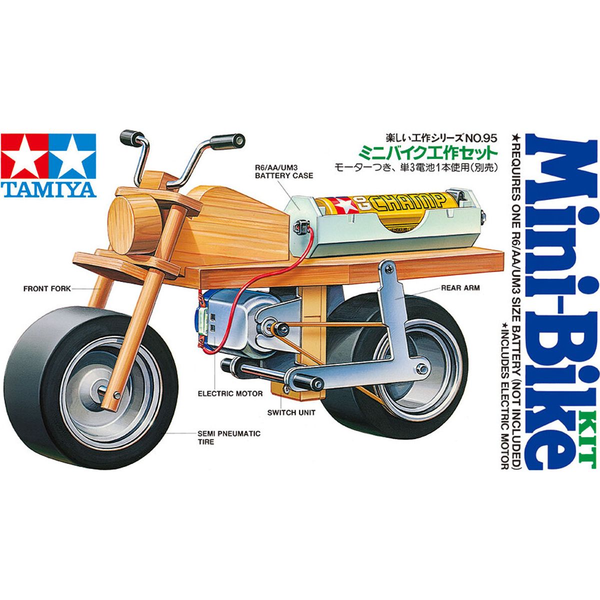 Tamiya - Mini Motorcykel Model Byggesæt - 70095