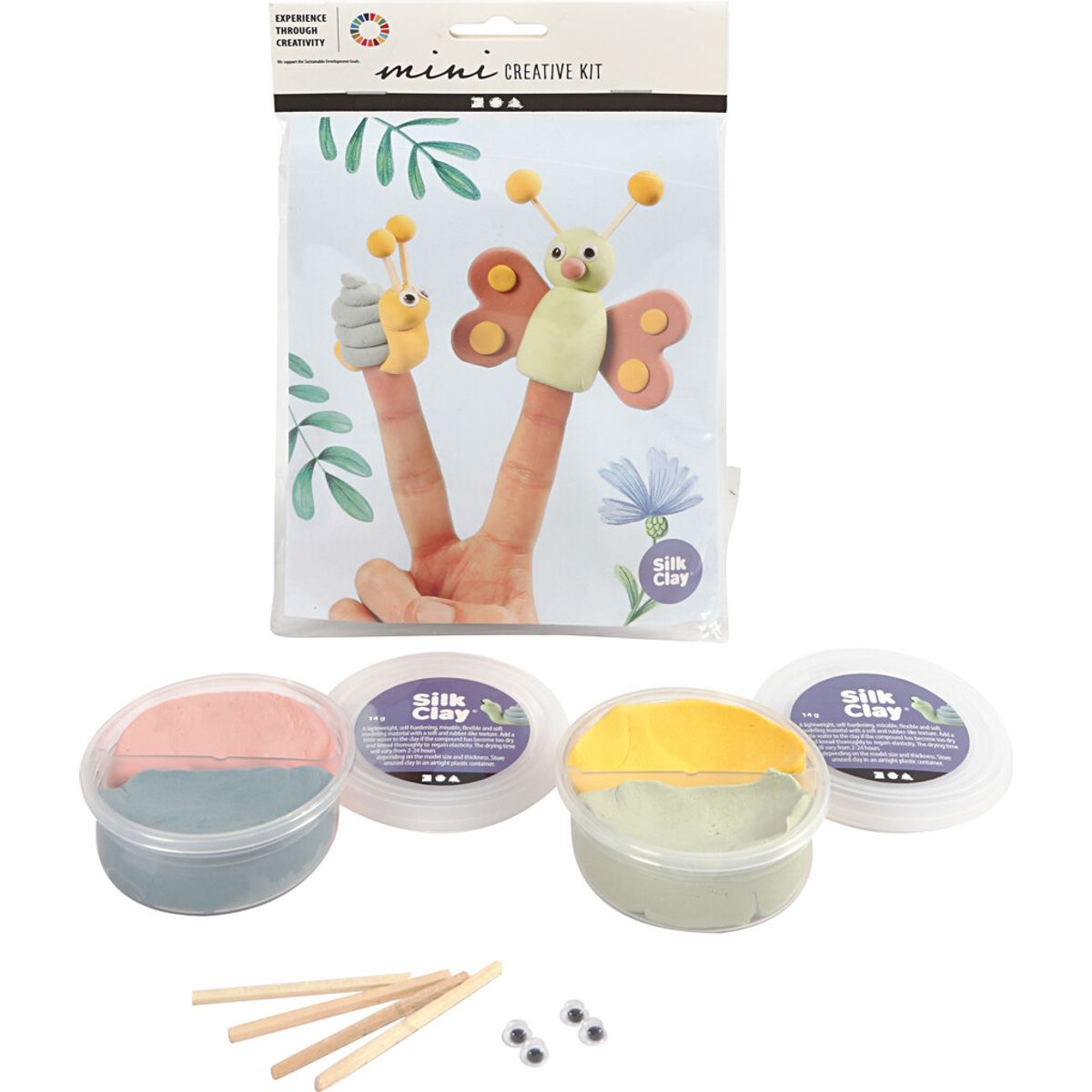 Silk Clay - Diy Kit - Fingerdukker