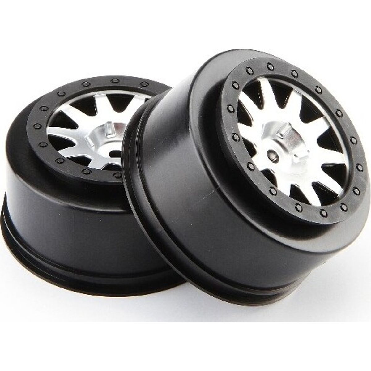 Mk.10 V2 Wheel Matt Chrome (4.5mm Offset/2pcs) - Hp106200 - Hpi Racing