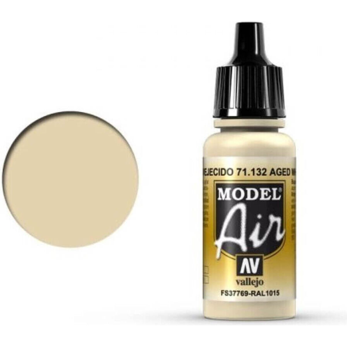 Vallejo - Model Air - Aged White Mat - 17 Ml - 71132