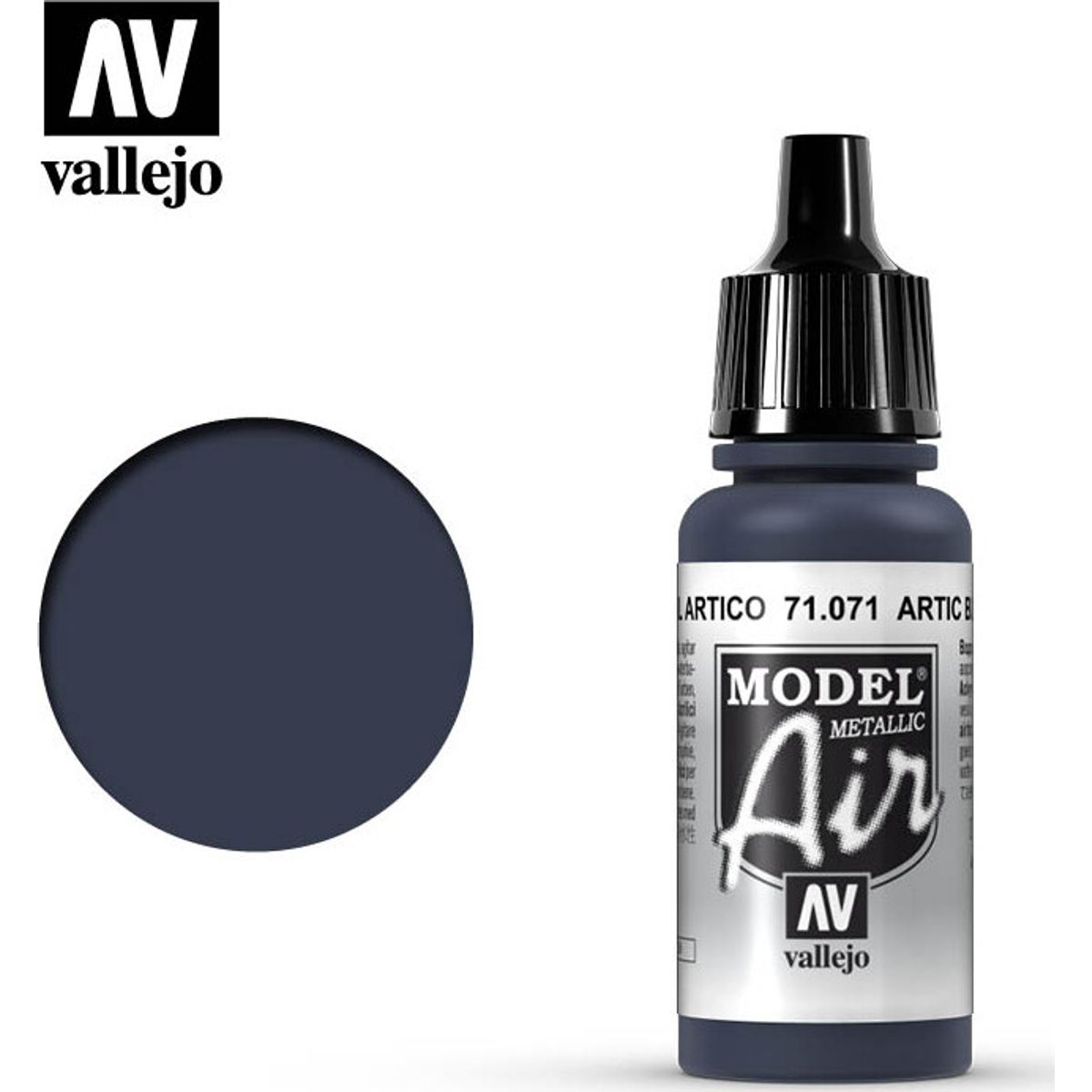 Vallejo - Model Air - Artic Blue Metallic - 17 Ml - 71071