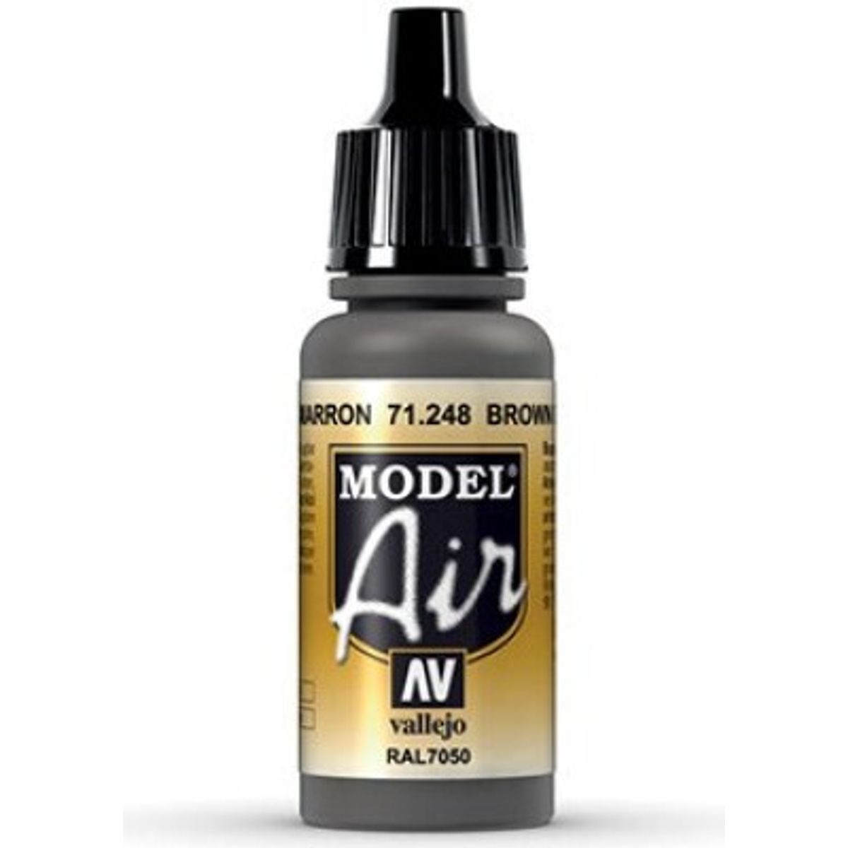 Vallejo - Model Air - Brown Grey Mat - 17 Ml - 71248