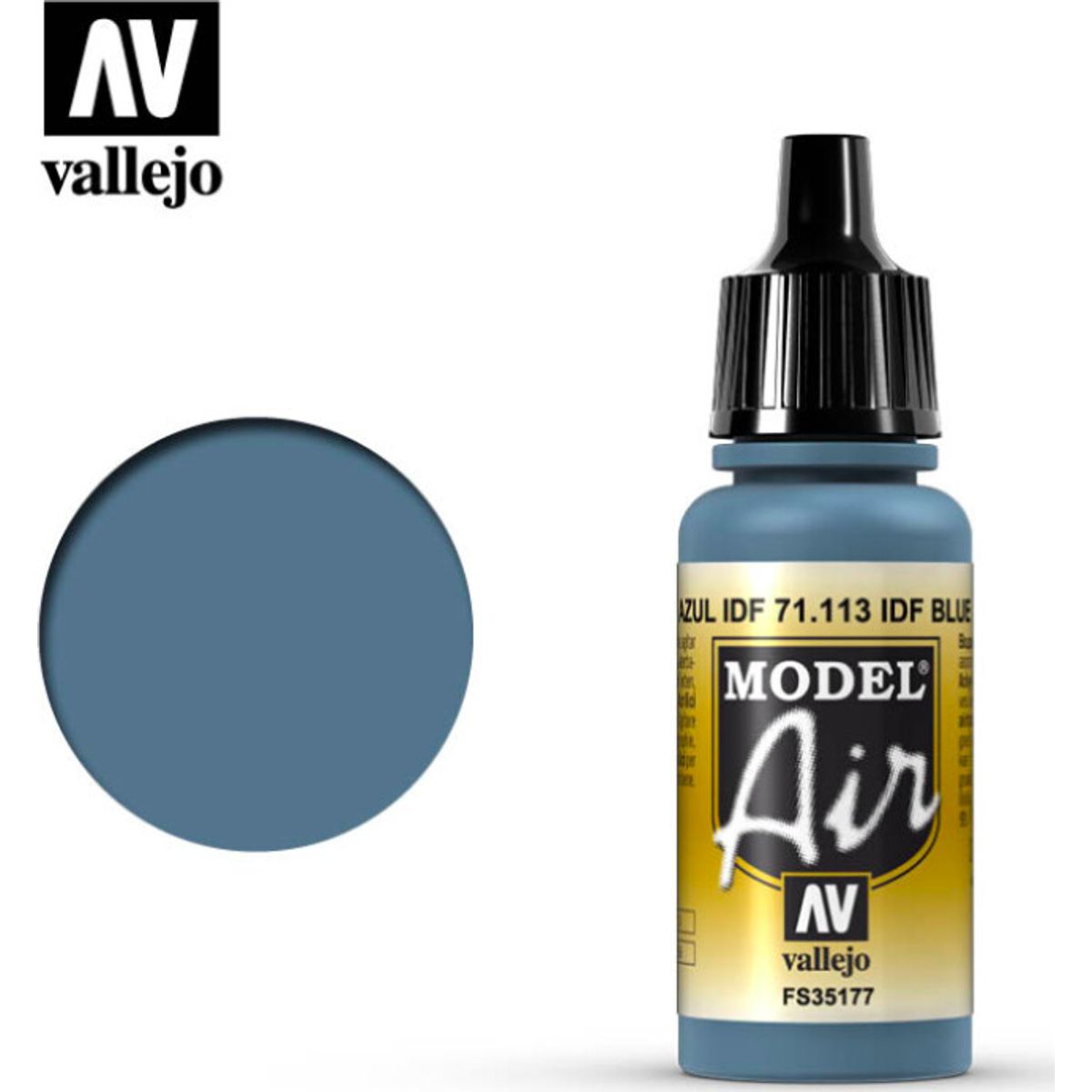 Vallejo - Model Air - Idf Blue Mat - 17 Ml - 71113