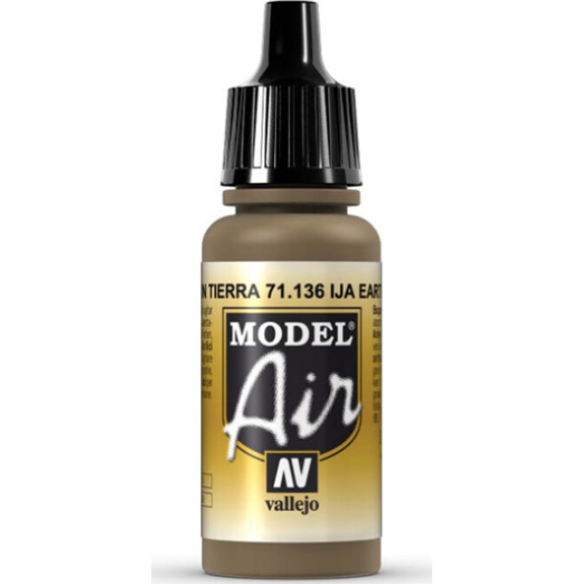 Vallejo - Model Air - Ija Earth Brown Mat - 17 Ml - 71136