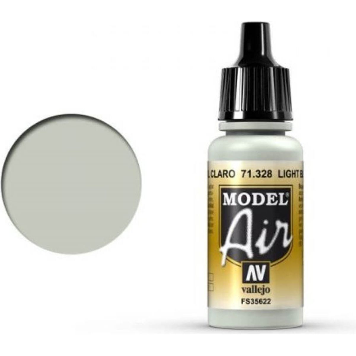 Vallejo - Model Air - Light Blue Mat - 17 Ml - 71328