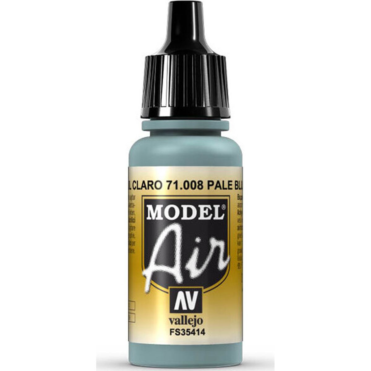 Vallejo - Model Air - Pale Blue Mat - 17 Ml - 71008