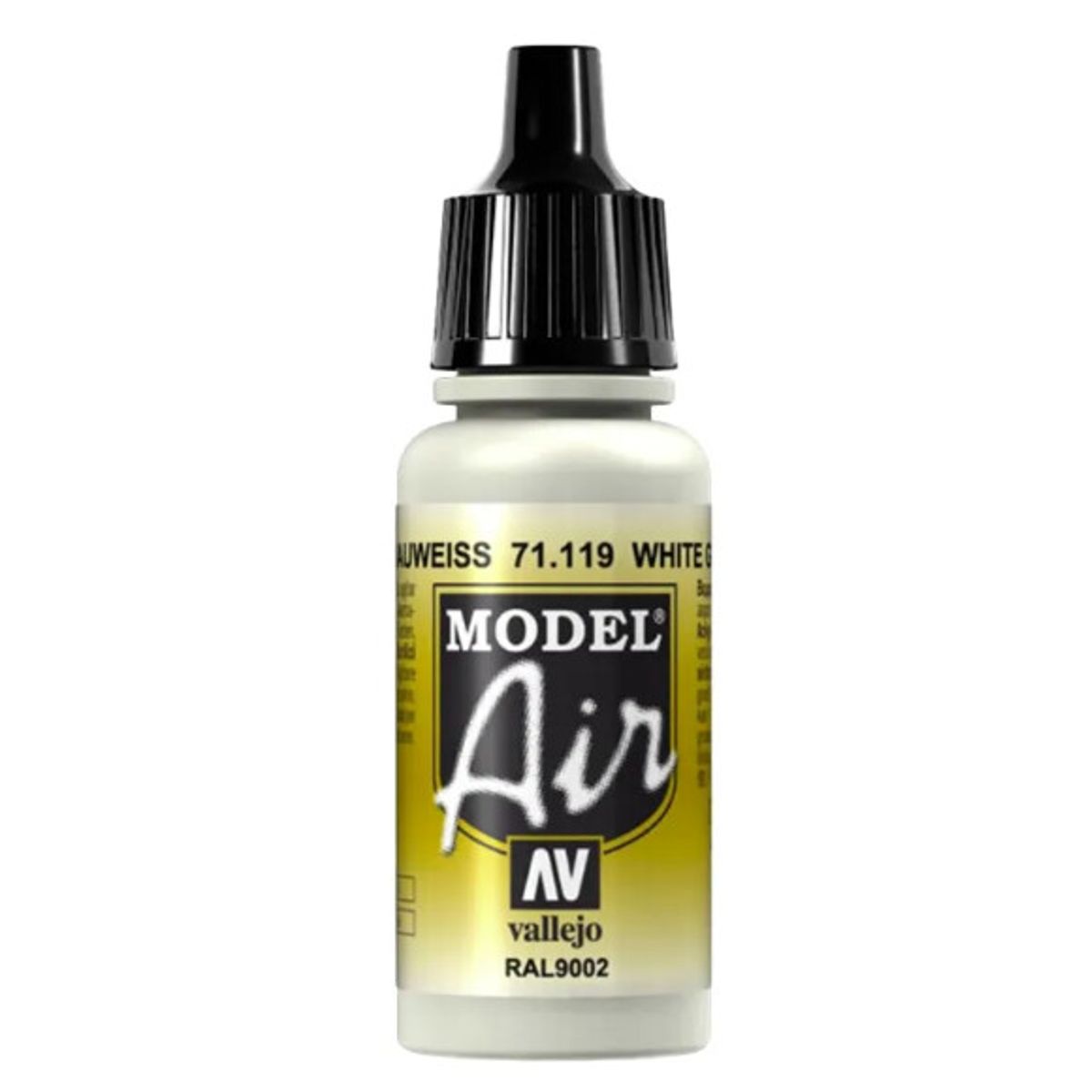 Vallejo - Model Air - White Grey Mat - 17 Ml - 71119