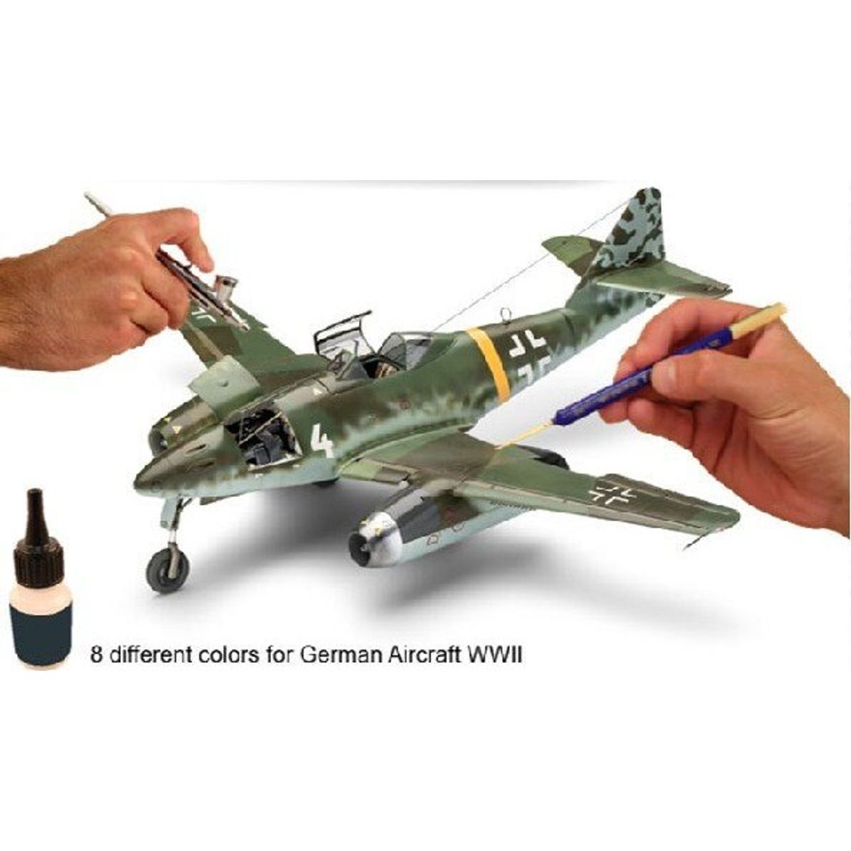 Revell - Model Maling Sæt - German Air Wwii - 8x17 Ml