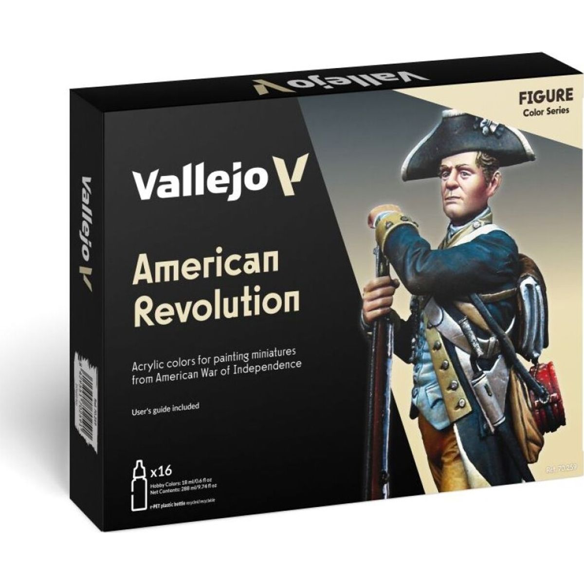 Vallejo - Model Color Maling Sæt - American Revolution - 16x18 Ml