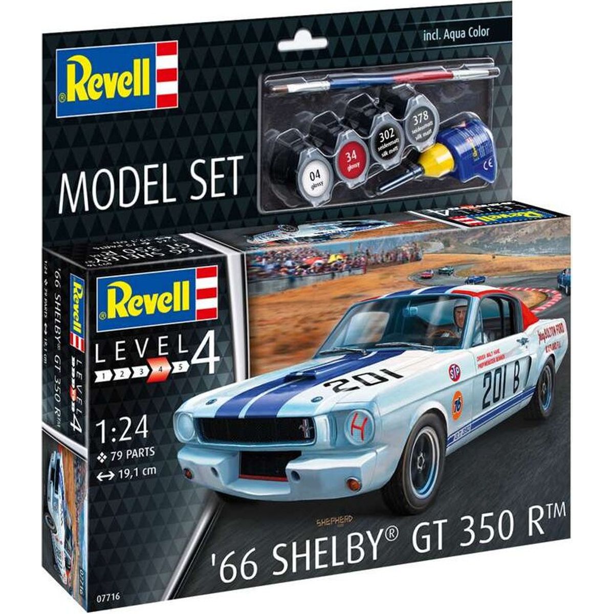 Revell - 1965 Shelby Gt 350 R - Revell 4 - 1:24 - 67716