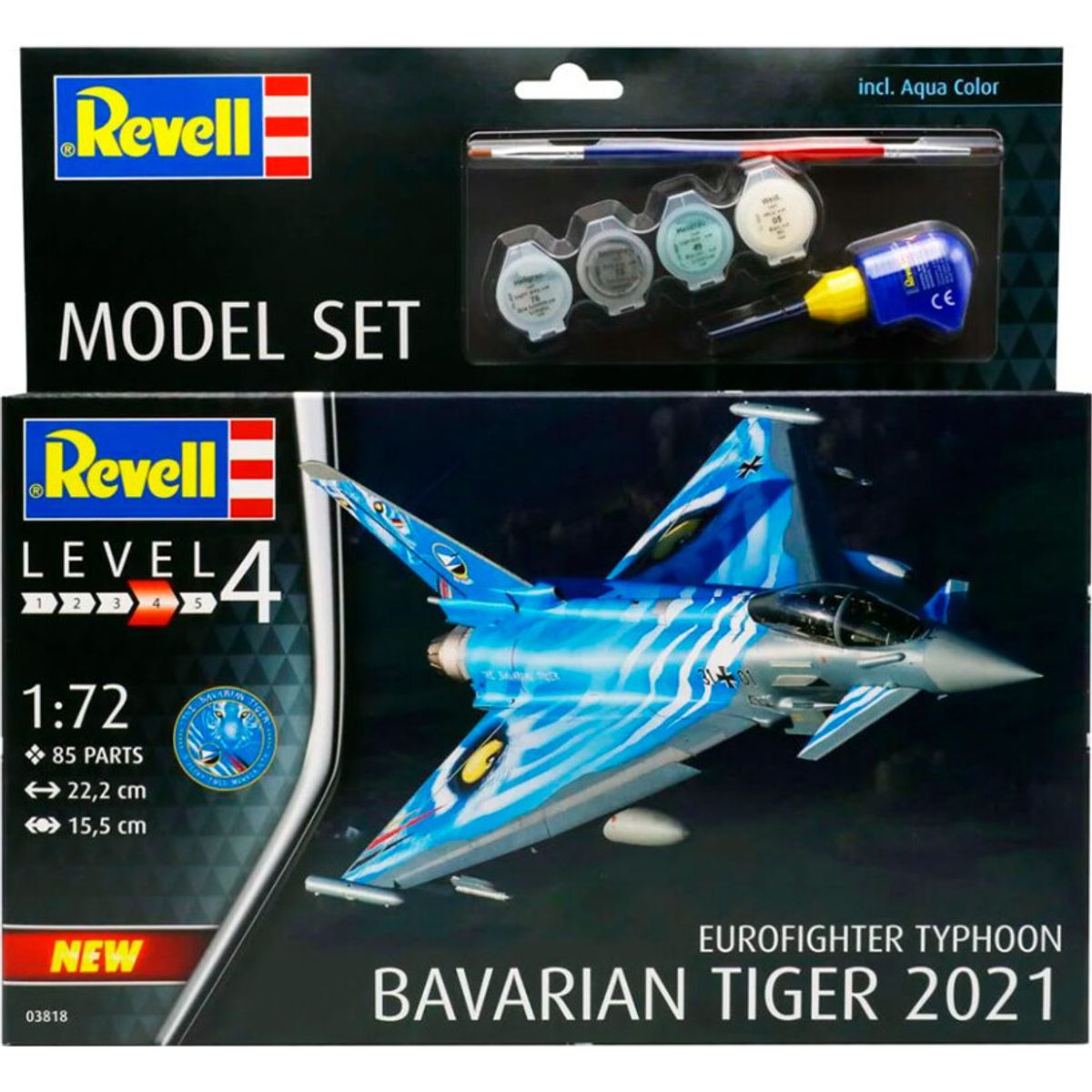 Revell - Eurofighter Typhoon Fly Byggesæt - 1:72 - Level 4 - 63818