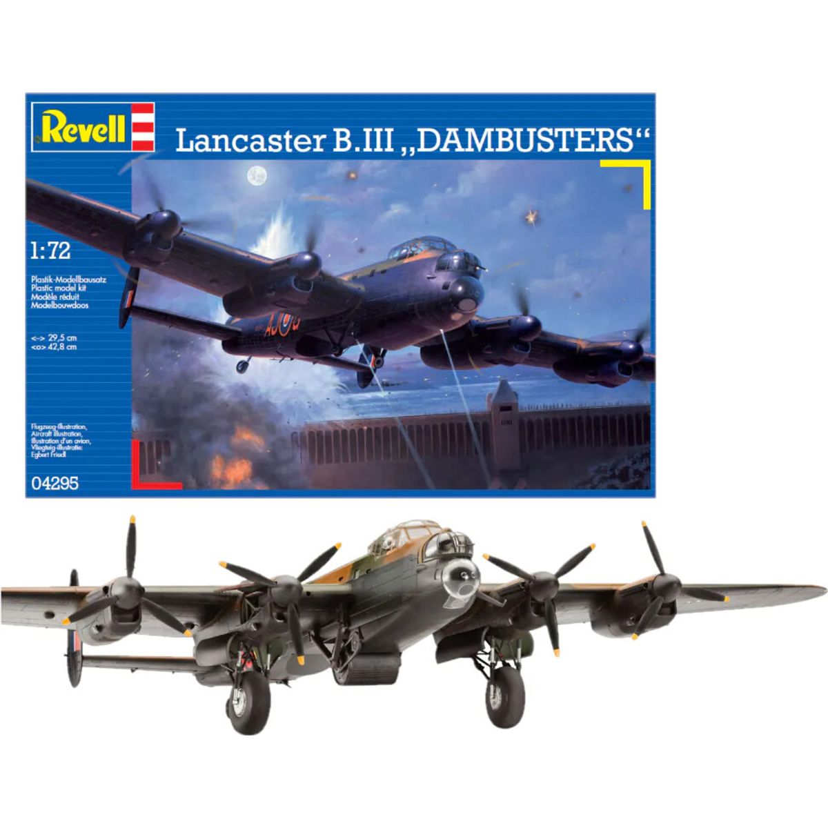 Revell - Lancaster B.iii Dambusters Fly - 1:72 - Level 5 - 04295