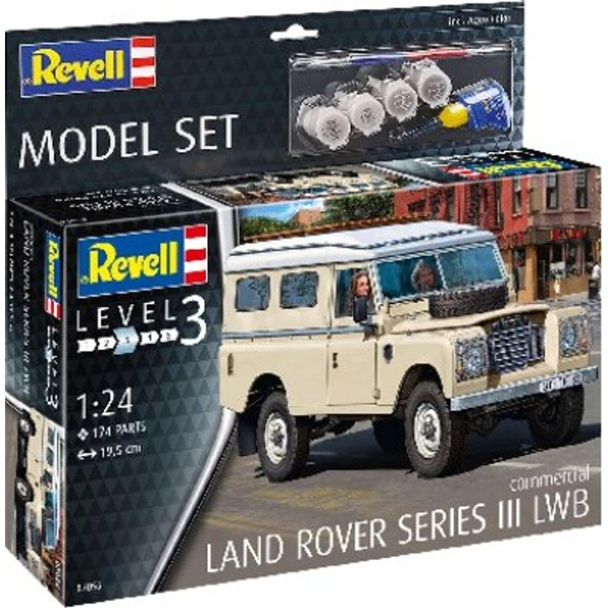 Revell - Land Rover Series Iii Lwb Male Byggesæt Modelbil - 67056