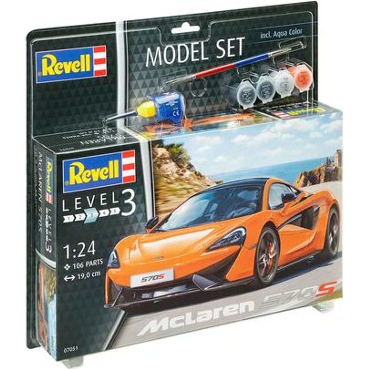 Revell - Mclaren 570s Bil Byggesæt - 1:24 - Level 3 - 67051