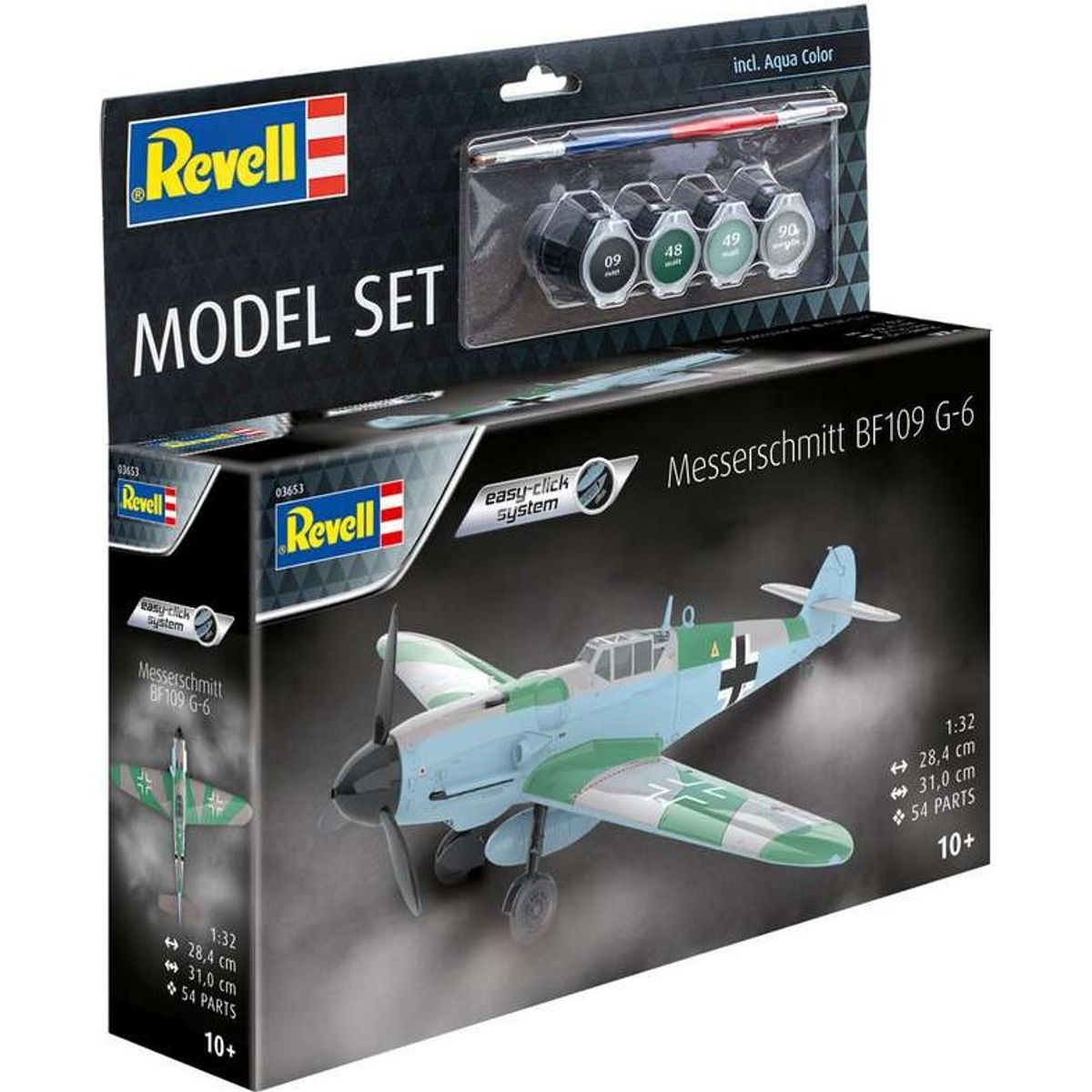 Revell - Messerschmitt Bf109g-6 Easy-click-system - 1:32 - 63653