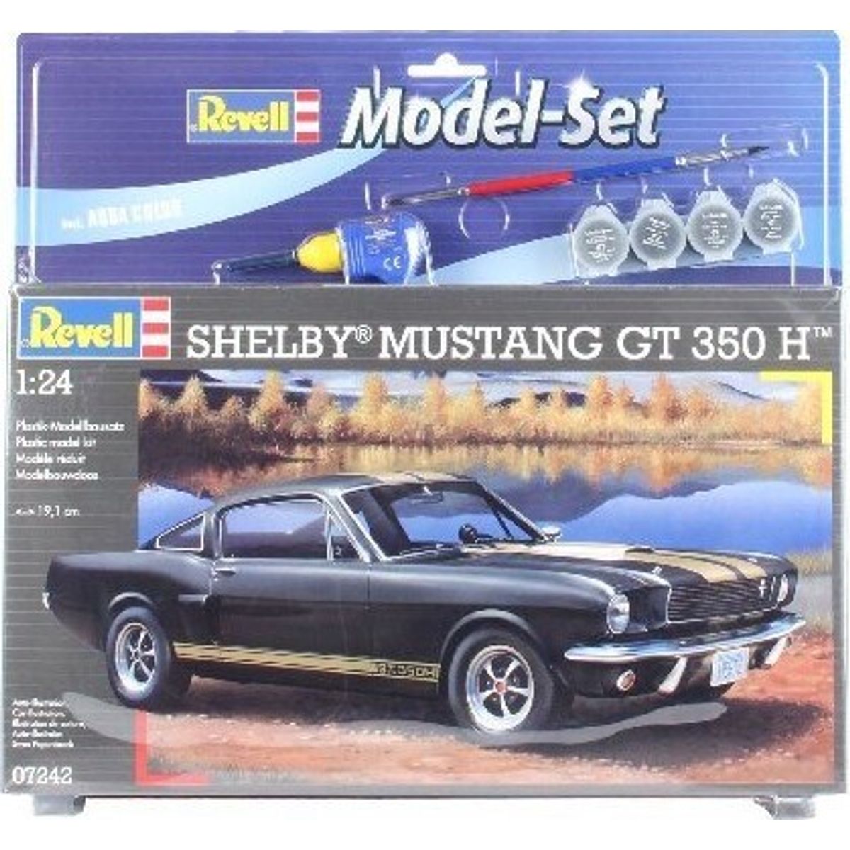 Revell - Shelby Mustang Gt 350 H Byggesæt Inkl. Maling - 1:24 - 67242