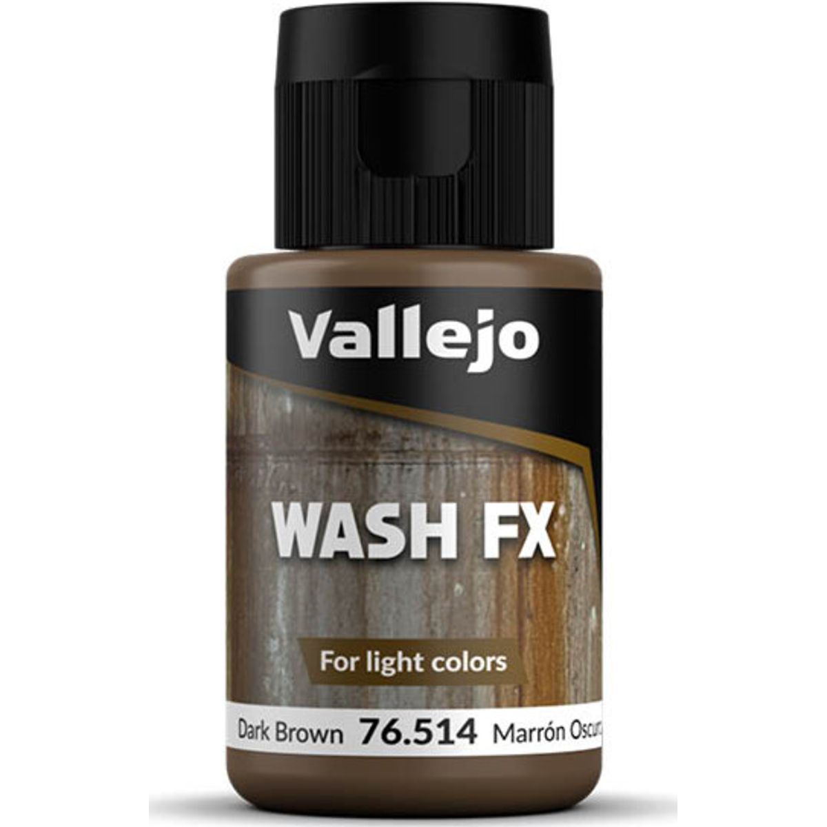 Vallejo - Model Wash - Dark Brown - Wash Fx - 35 Ml