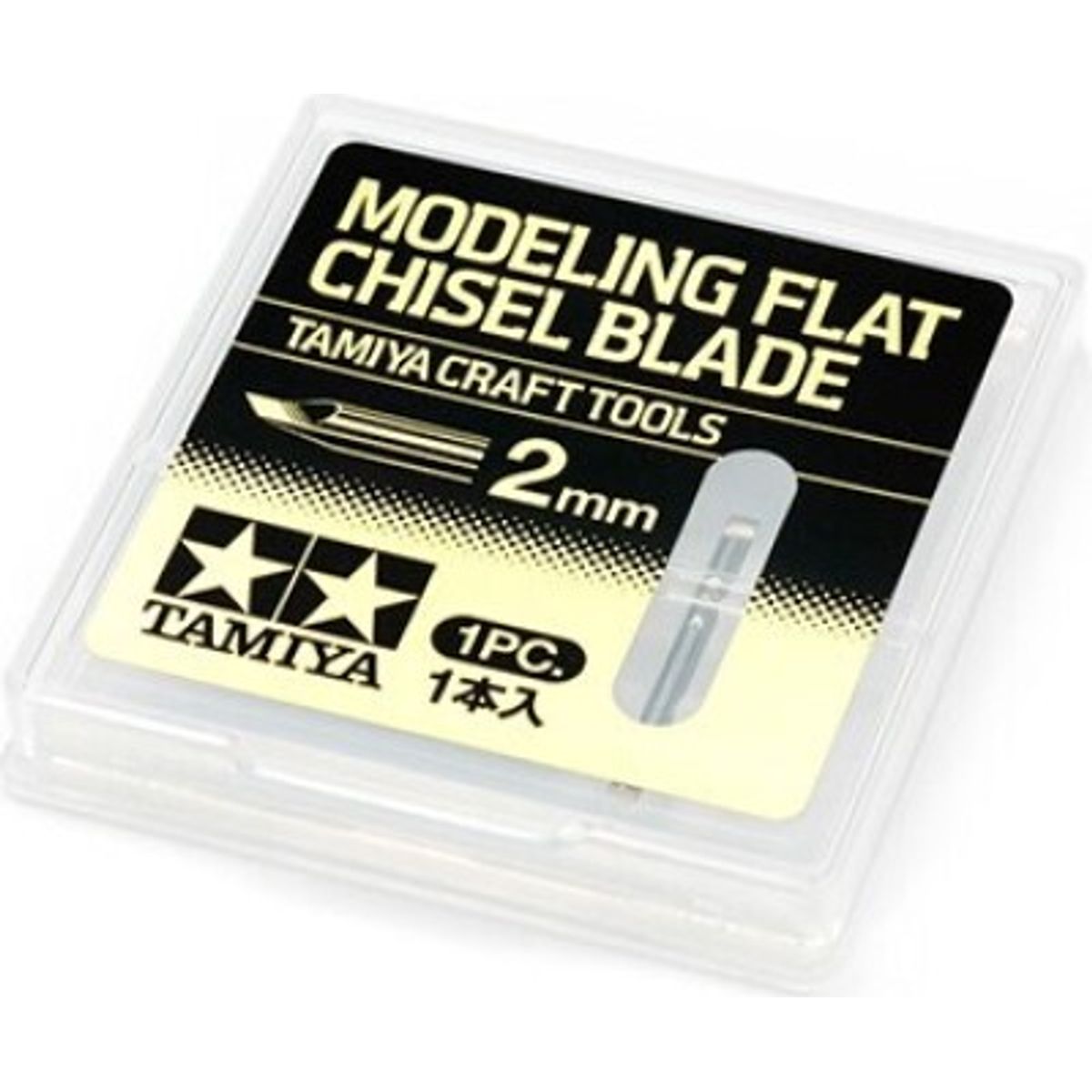 Tamiya - Modeling Flat Chisel Blade - 2 Mm - 74143