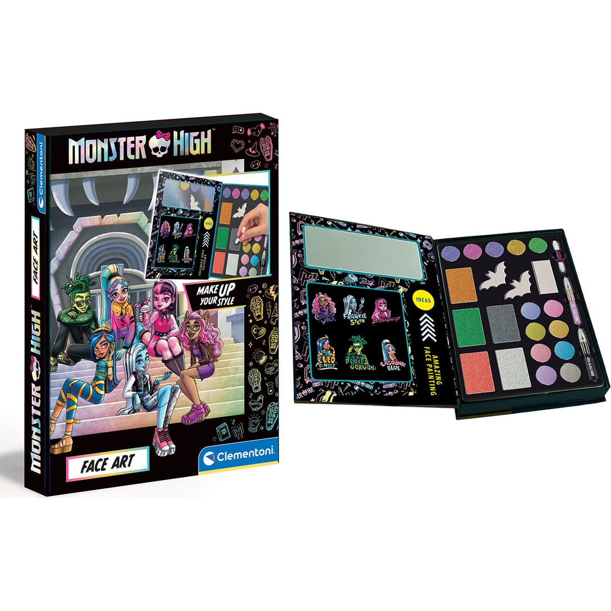 Monster High - Makeup Til Børn - Face Art - Clementoni