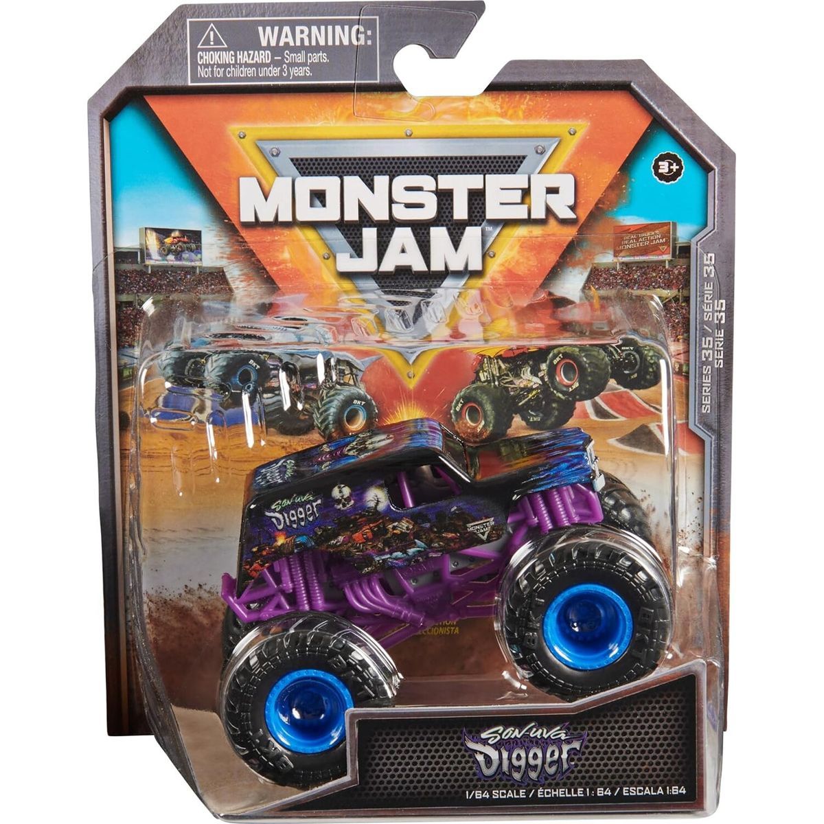 Monster Jam - Monster Truck Bil - 1:64 - Son-uva Digger