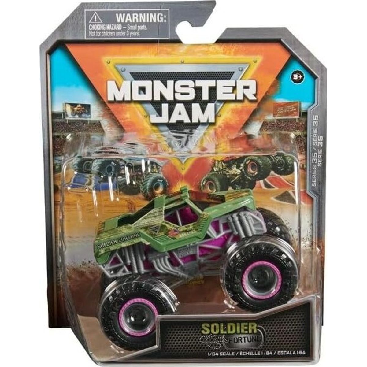 Monster Jam - Monster Truck Bil - 1:64 - Soldier