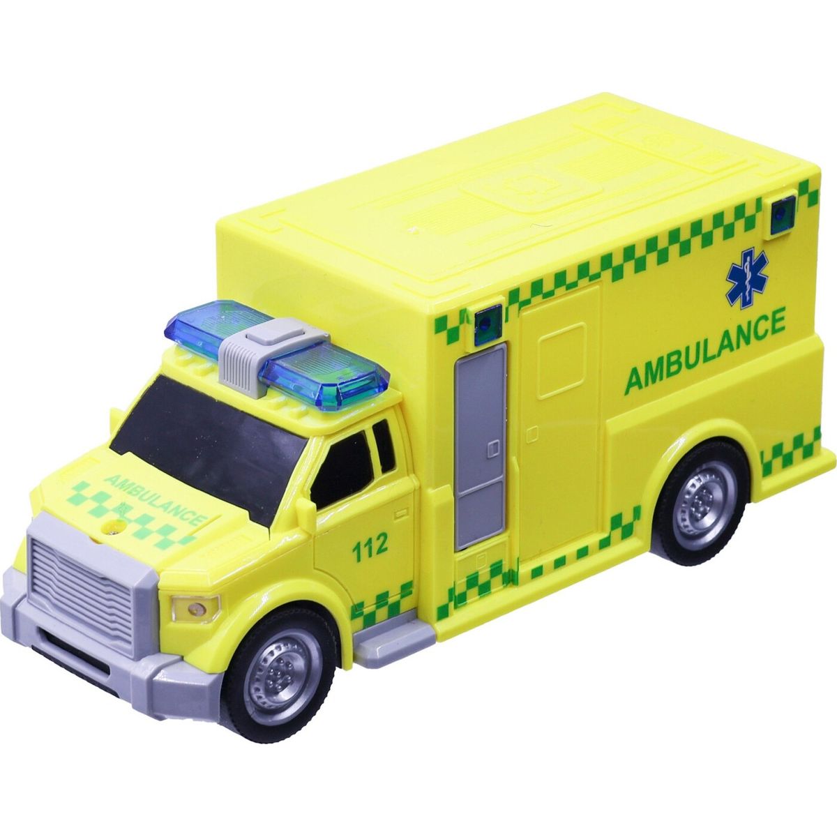 Legetøjs Ambulance Med Lyd Og Lys - Motor 112