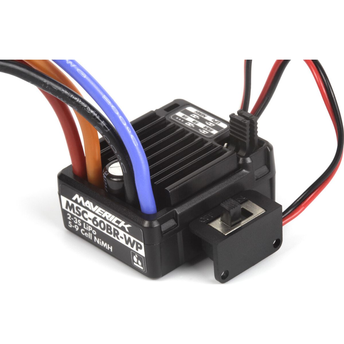 Msc-60br-wp Waterproof Esc With Xt60 Plug 60a - Mv150624 - Maverick Rc