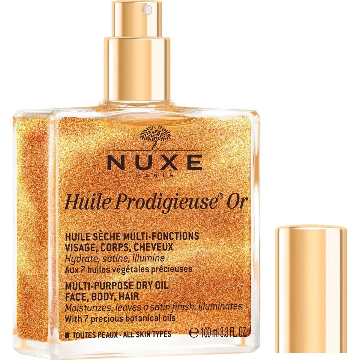 Nuxe - Multi-purpose Dry Oil - Golden Shimmer 100 Ml