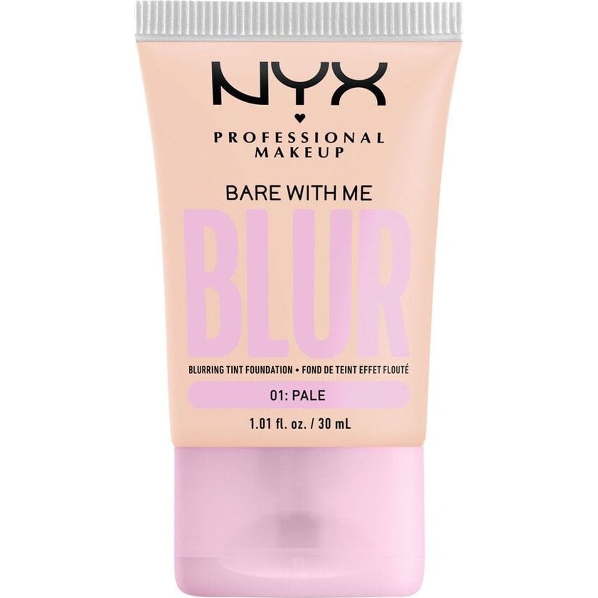 Nyx - Bare With Me Blur Skin Tint Foundation - 01 Pale