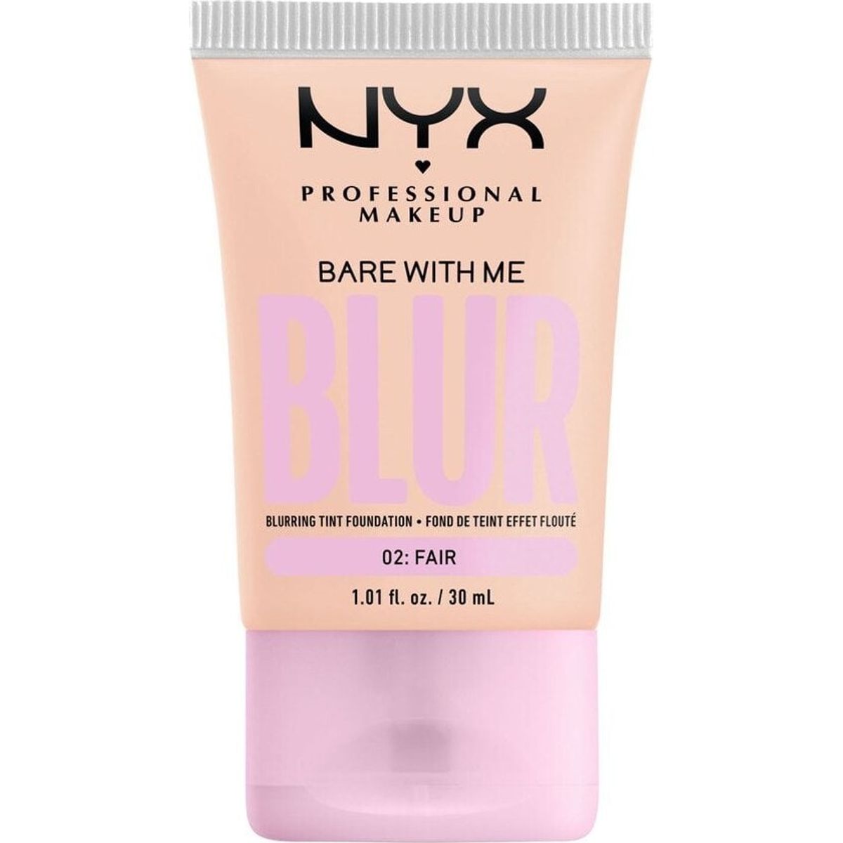 Nyx - Bare With Me Blur Skin Tint Foundation - 02 Fair